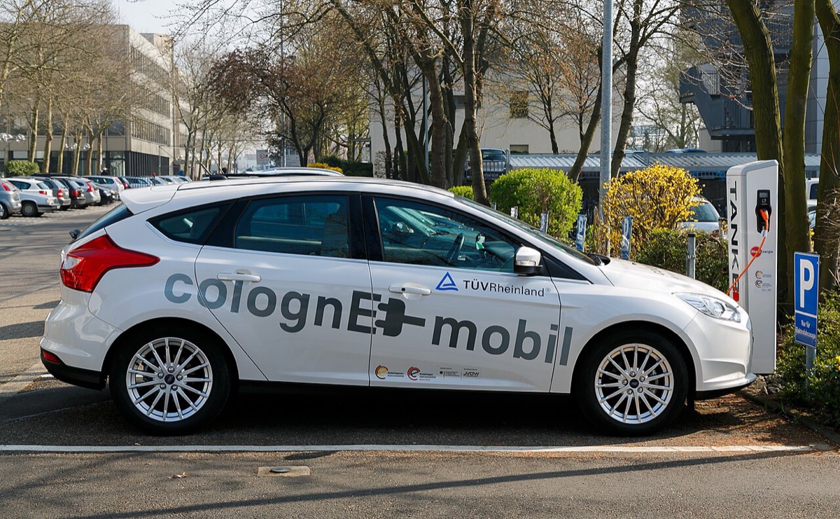 Ladepunkt für Elektroautos in Köln